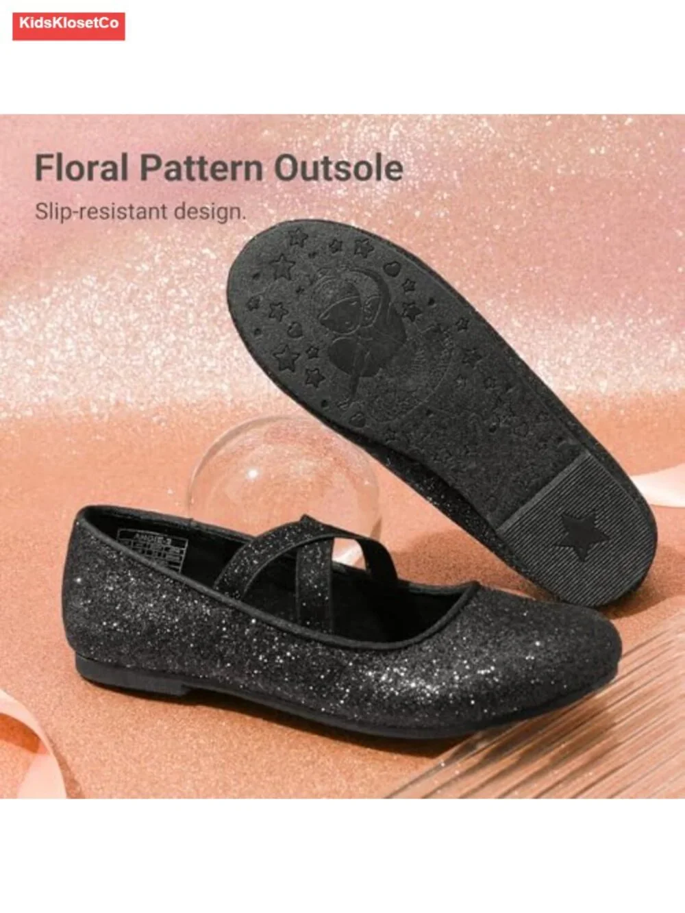Girls Mary Jane Flats Ballerina Shoes Satin Flowers Party Wedding